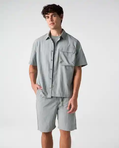 Camisa Hombre Verde Talla XL 812G002_VER165804