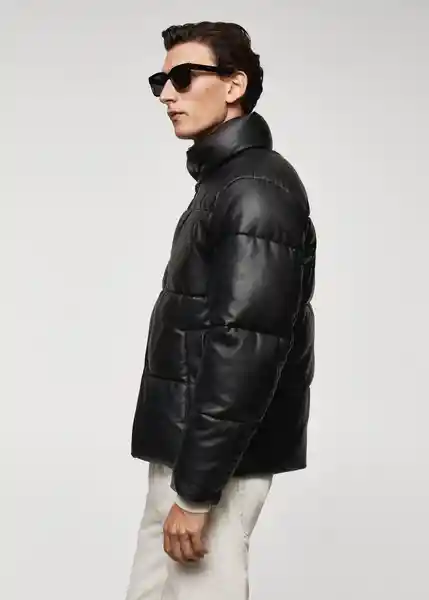 Abrigo Anorak Boulder Negro Talla XXL Hombre Mango