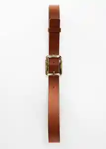 Cinturón Bilu Marrón Talla XL Mujer Mango