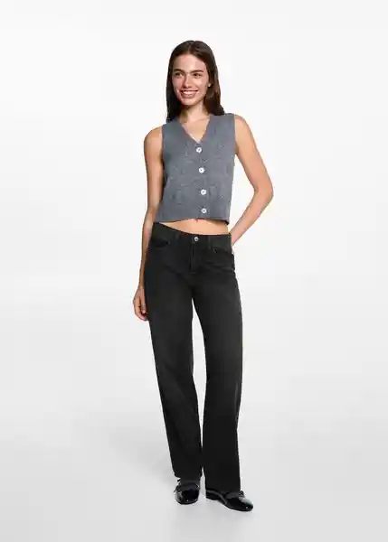 Jean Clean2 Negro Talla 20 Niñas Mango