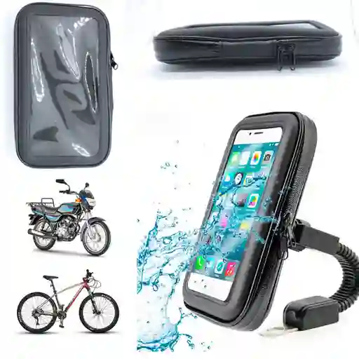 Royal Base Celular Estuche Moto Holder Impermeable Universal