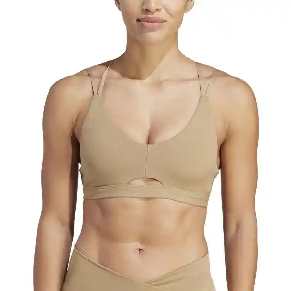 Adidas Brasier Yoga StudioPara Mujer Beige Talla XSac