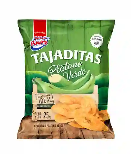 Super Ricas Tajaditas de plátanos verde