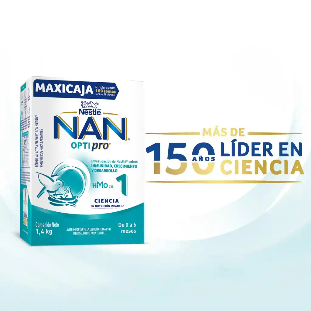 Fórmula infantil NAN OPTIPRO Etapa 1 x 1400g