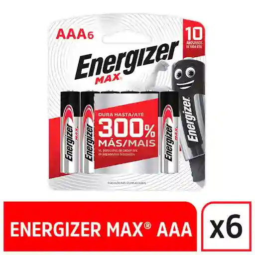 Energizer Max Pilas Alcalinas AAA 
