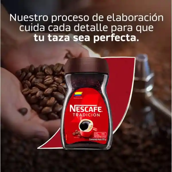 Café instantáneo NESCAFÉ Tradición x 170g
