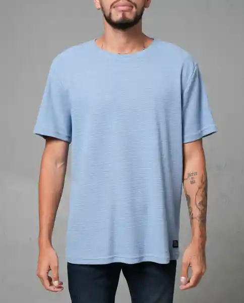 Camiseta Hombre Azul Talla M 102G002 Rifle