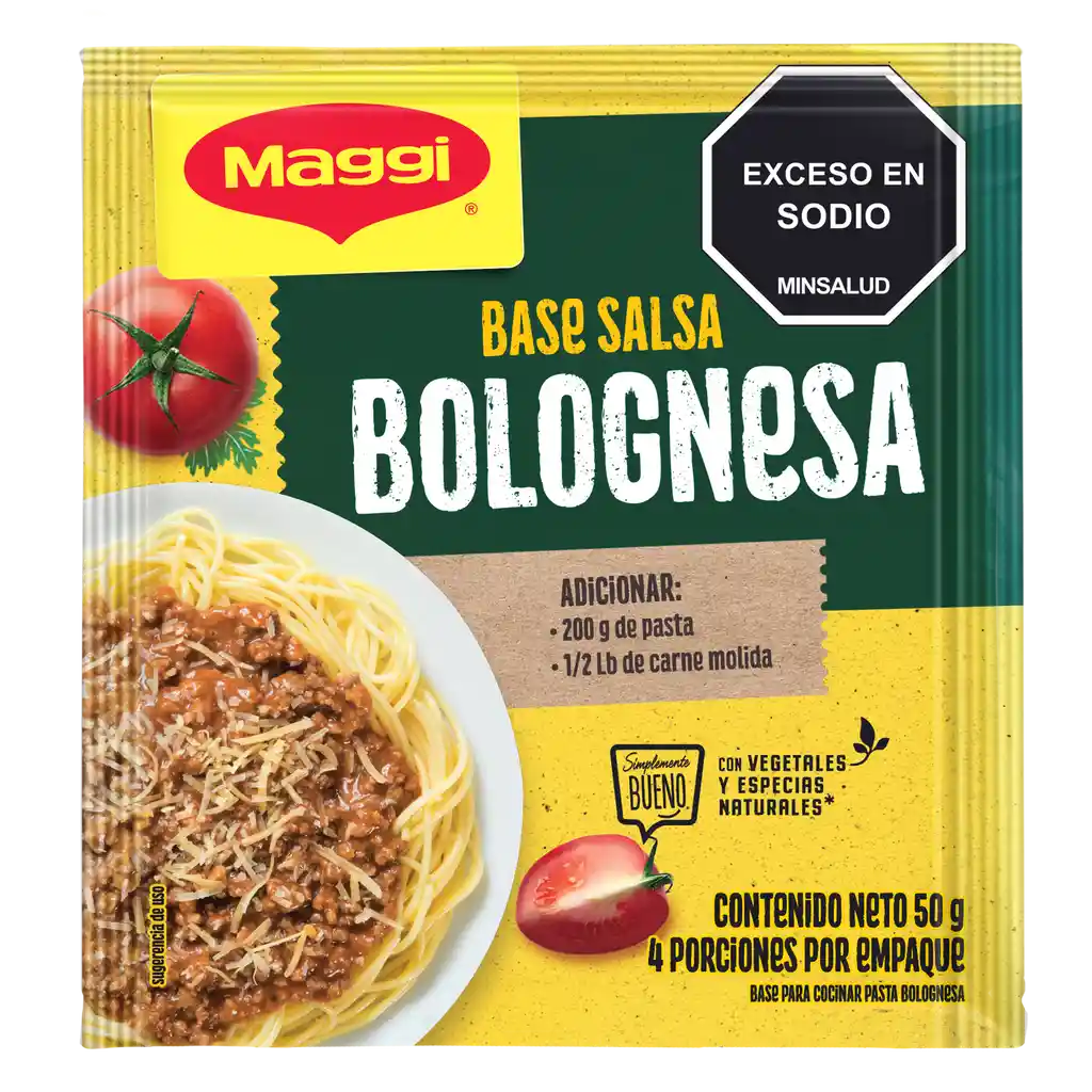 Salsa MAGGI para pasta Bolognesa x 50g