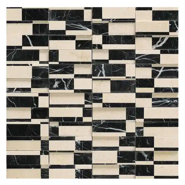 Intermatex Malla Domino Negro Crema 30 x 30 cm