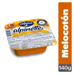 Alpinette Postre Refrigerado Sabor Melocotón