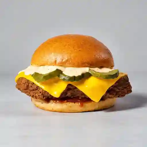 Que Chicken Hot Cheese Sandwich