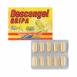 Descongel Gripa Cápsula Blanda Gelatina 