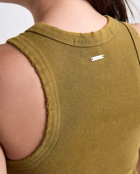 Camiseta Mujer Verde Talla S 609G015_VER180627 Americanino