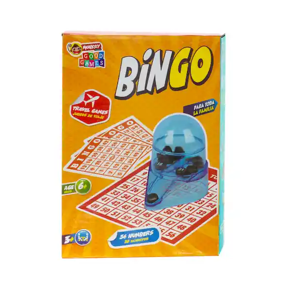 Bingo Juego de Mesa Mini Viajero