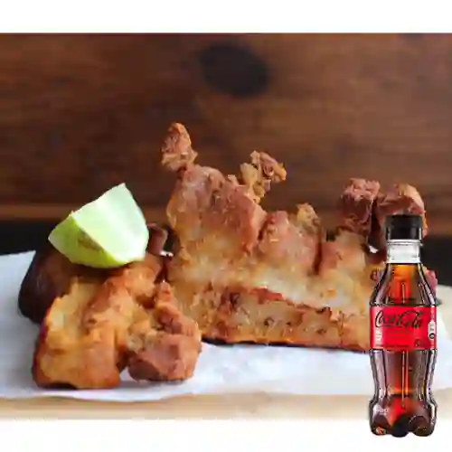 Combo Porción de Chicharrón + Coca Cola 250Ml S/a