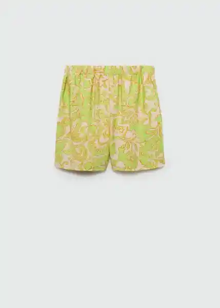 Short Clavel Lima Talla XS Mujer Mango