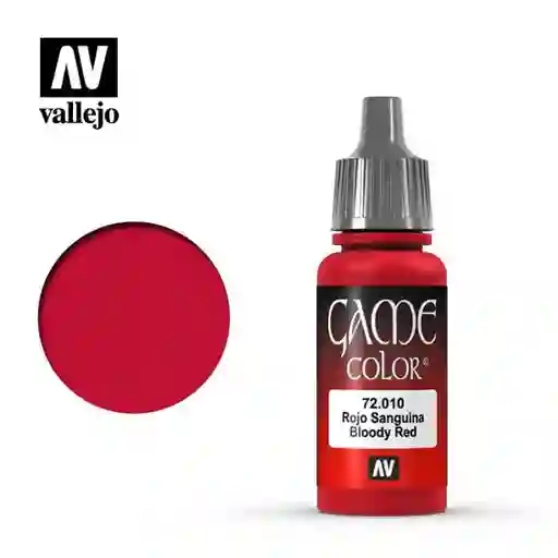 Vallejo Pintura Acrílica Game Color Rojo Sanguina 17 mL