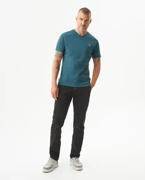 Camiseta Basic Verde Escoces Ultraoscuro XS Chevignon