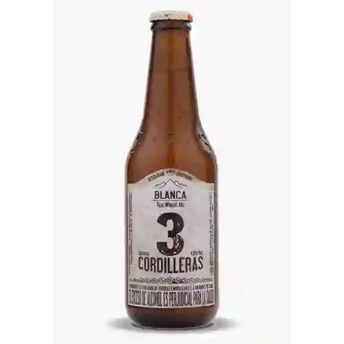Cerveza Tres Cordilleras Blanca