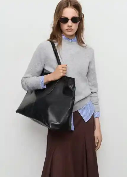 Saco Jersey Seedsun Gris Talla 18 Mujer Mango