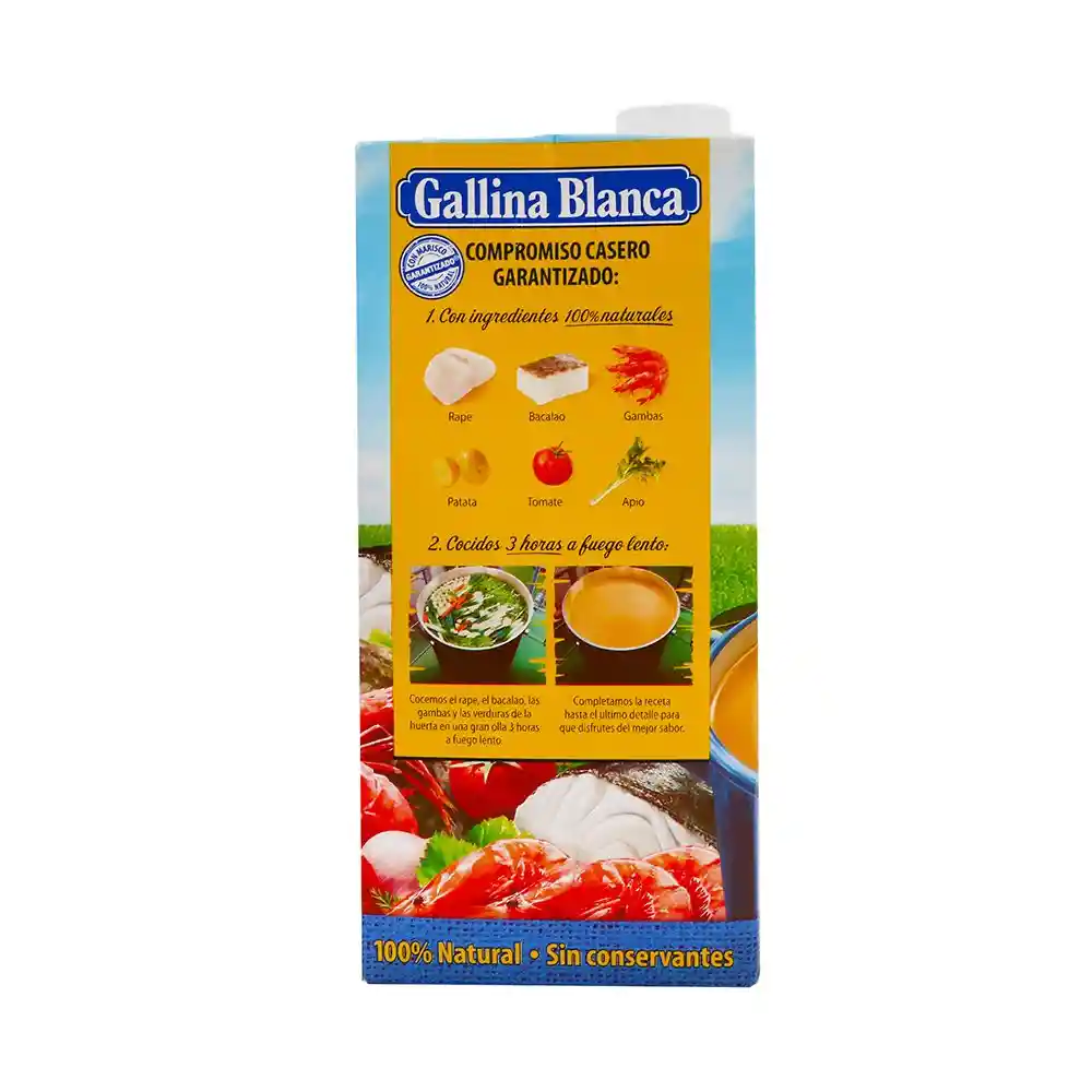 Gallina Blanca Caldo de Pescado 100% Natural