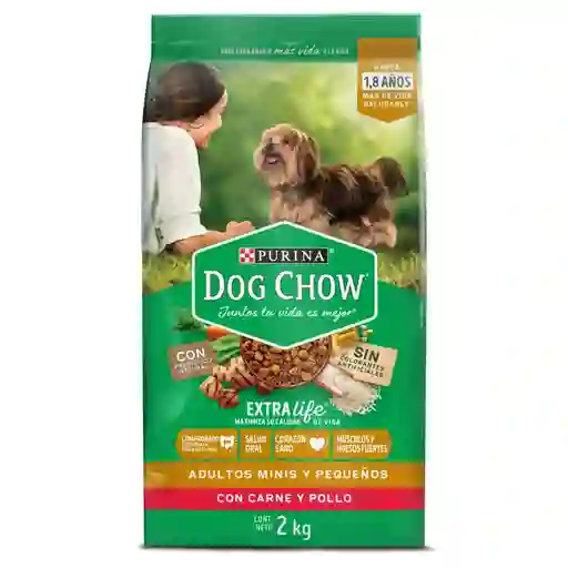 Comida para perro Dog Chow Adulto minis y pequeños x 2 kg