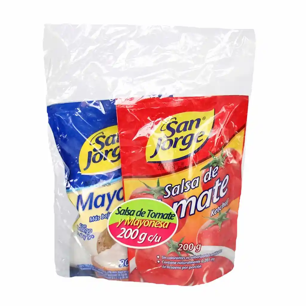 San Jorge Salsa de Tomate + San Jorge Mayonesa