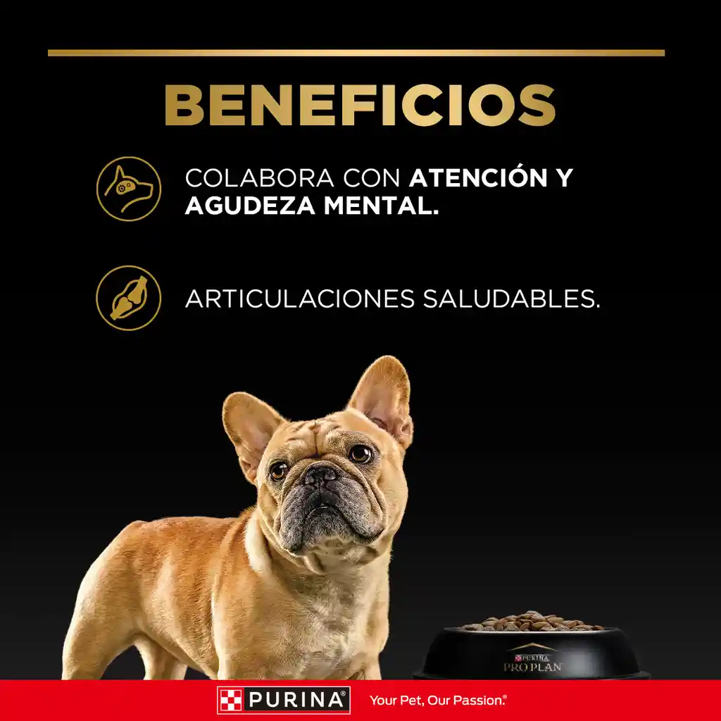 Comida para Perros adultos +7 años razas pequeñas Purina Pro Plan x 3 kg