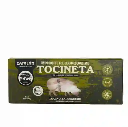 Catalan  Tocineta Etiqueta Limpia