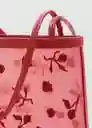 Bolso P Navarro Rojo Talla 99 Mujer Mango