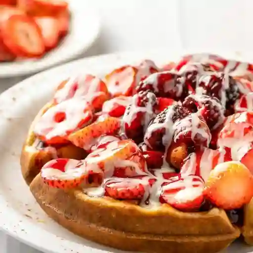 Waffle Frutos Rojos