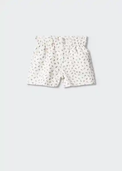 Short Paperp Crudo Talla 08 Niñas Mango