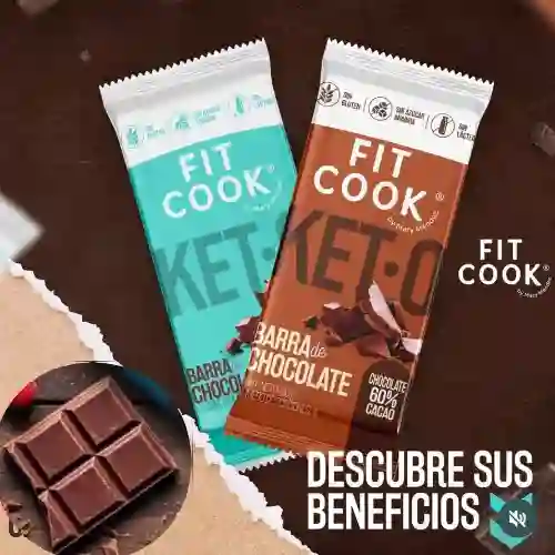 Barra Skinny Chocolate Fitcook 80gr