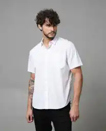 Camisa Hombre Blanco M 110G001_BLA110601 Rifle