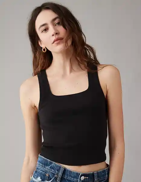 Camiseta Mujer Negro Talla Small American Eagle 03665924