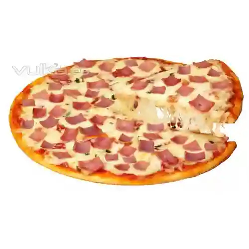 Pizza Familiar Jamon y Queso 40 Cm