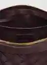 Bolso G Clavel Chocolate Talla 99 Mujer Mango