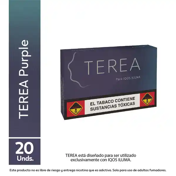 Terea Purple Cajetilla X 20 Unds 