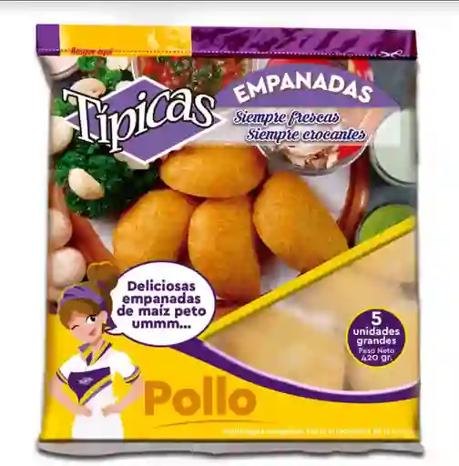 Empanada Grande de Pollo Congelada