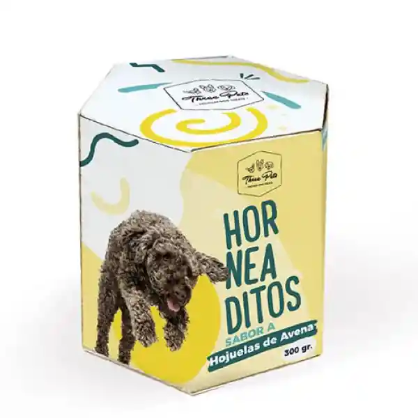 Three Pets Snack Para Perro Horneaditos Con Hojuelas de Avena