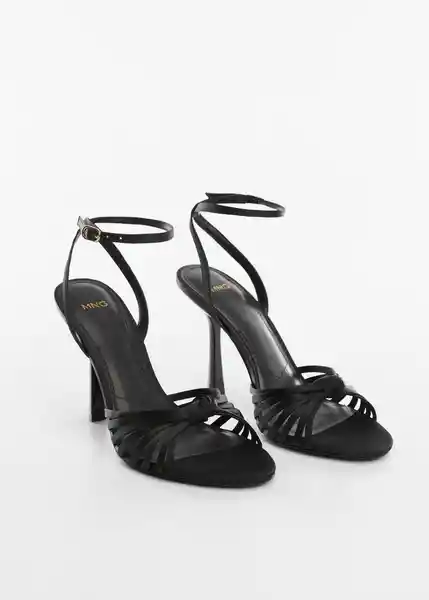 Sandalias Noto Mujer Negro Talla 39 Mango