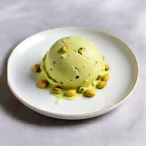 Helado pistacho
