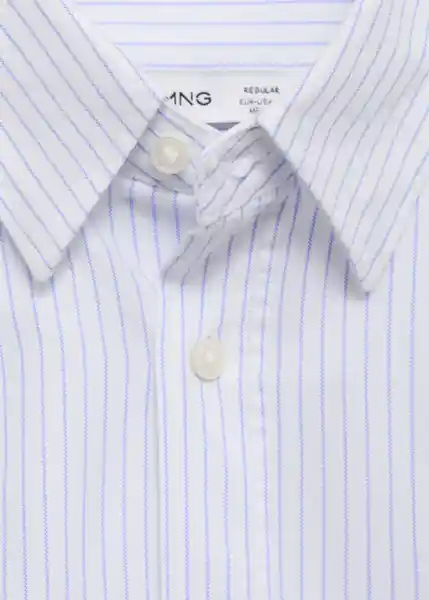 Camisa Kodak Blanco Talla L Hombre Mango