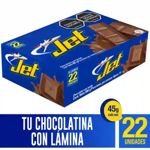 Jet chocolatina Leche 45gr