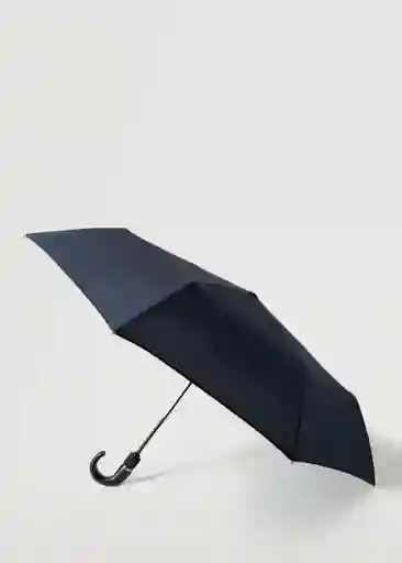 Paraguas Umbrella Azul Talla 99 Hombre Mango