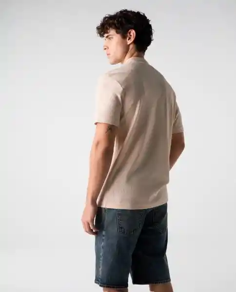 Camiseta Polo Hombre Beige Talla M 802G006_BEI131106 Americanino