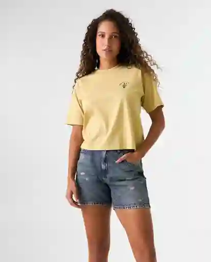 Camiseta Mujer Verde Talla S 602G003_VER140721 Americanino