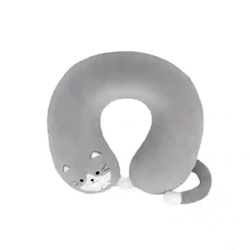 Almohada Para Viaje Viscoelastica Gato Serie Miniso