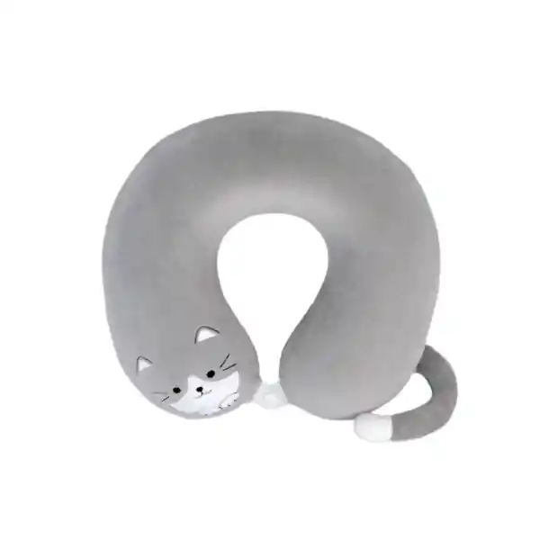 Almohada Para Viaje Viscoelastica Gato Serie Miniso