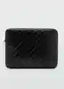 Funda G Diagonal Negro Talla 99 Mujer Mango